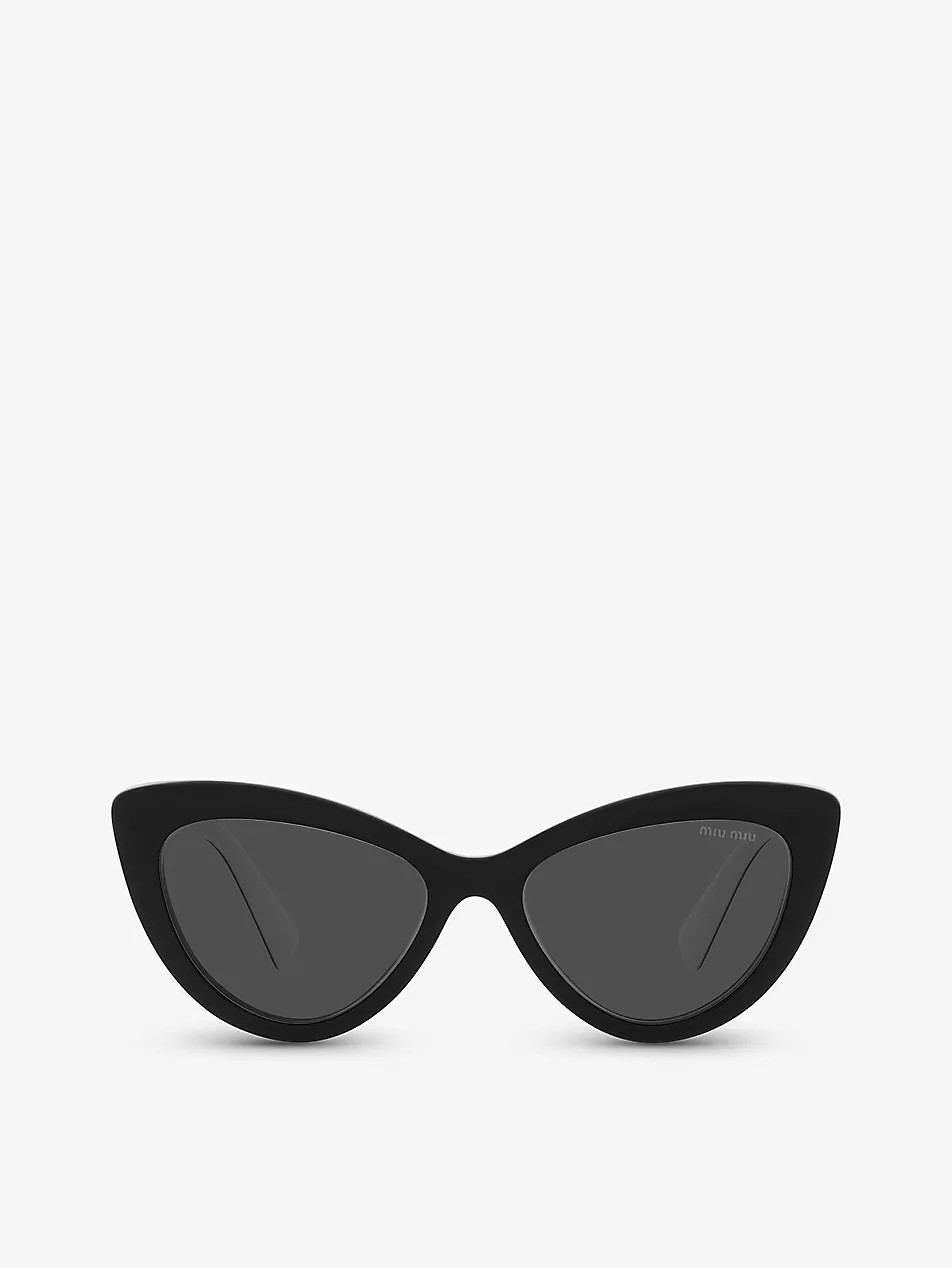 MU 04YS cat-eye acetate sunglasses | Selfridges