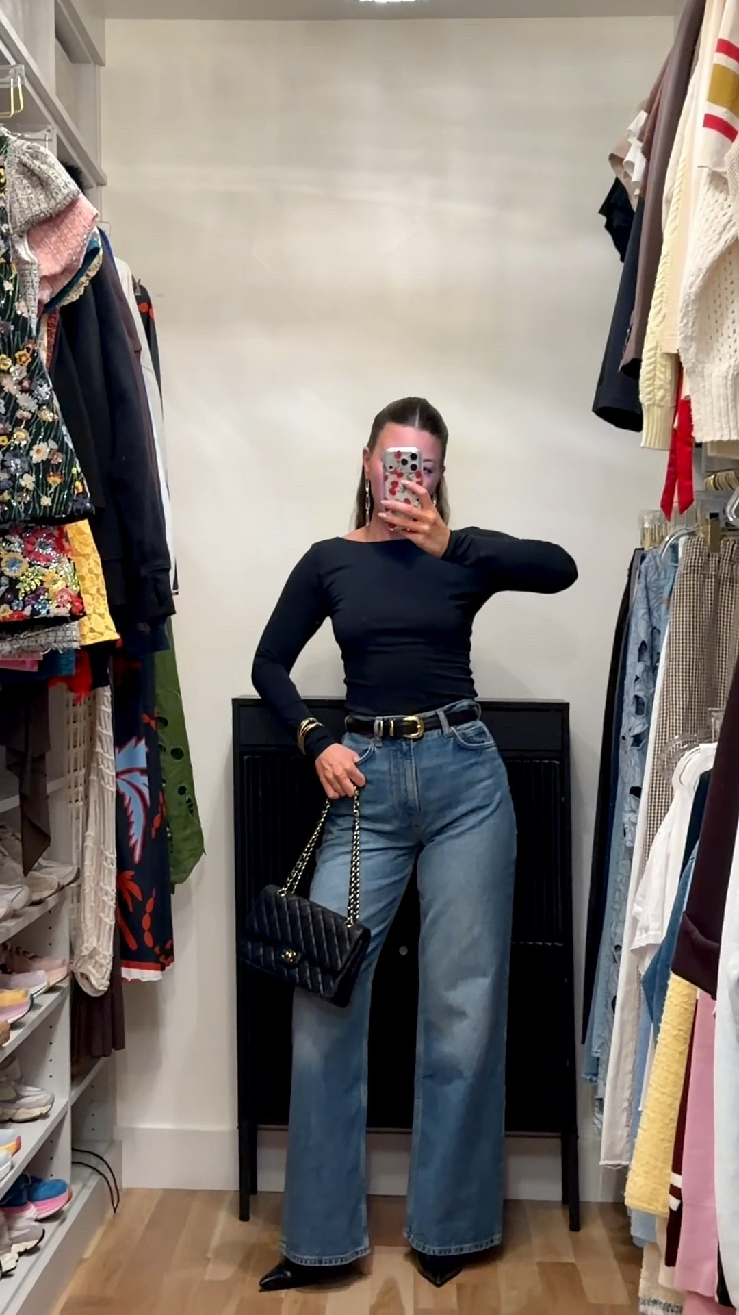 The best denim jeans I will be wearing on repeat. Paired with a black open back top and boots.

Wearing my usual small top
25 in jeans

Date night
Denim jeans
Boots
Dinner look
Casual everyday
Wide leg
Slouchy Jean

#LTKgrwm #LTKSeasonal #LTKootd