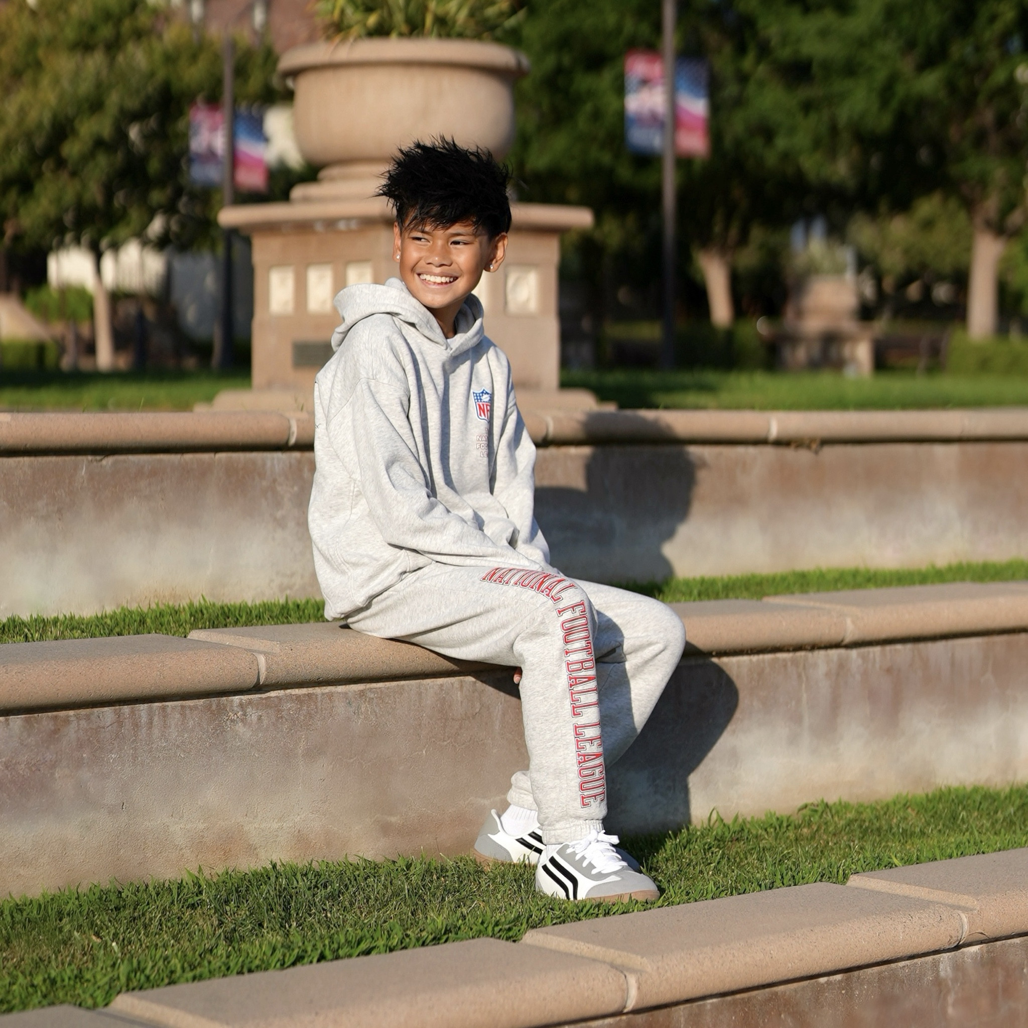 Cozy boys hoodie and sweats matching NFL set from Abercrombie Kids. It’s super soft, comfortable, has pockets, great activewear for fall season. On sale now. 

#LTKActive #LTKKids #LTKFamily