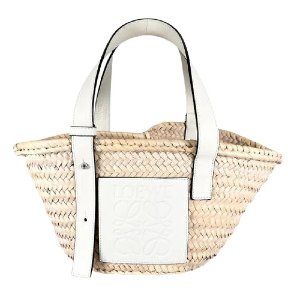 Loewe Pre-owned - Pre-owned Raffia handbags - - Pre-owned - Donna - Bianco - ONE SIZE | Miinto IT