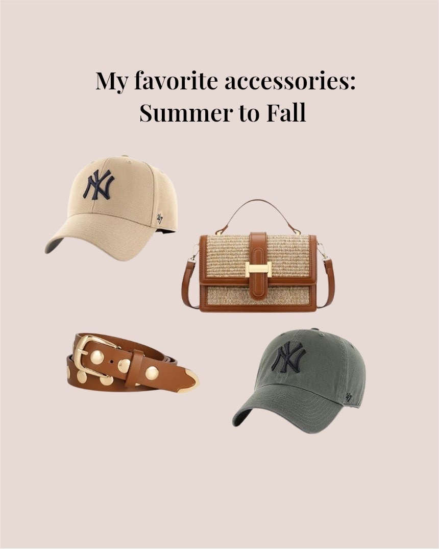 My favorite accessories year round! I wear all seasons and style accordingly 🙌🏼 #accessories #hats #belt #bag 

#LTKFindsUnder50 #LTKStyleTip