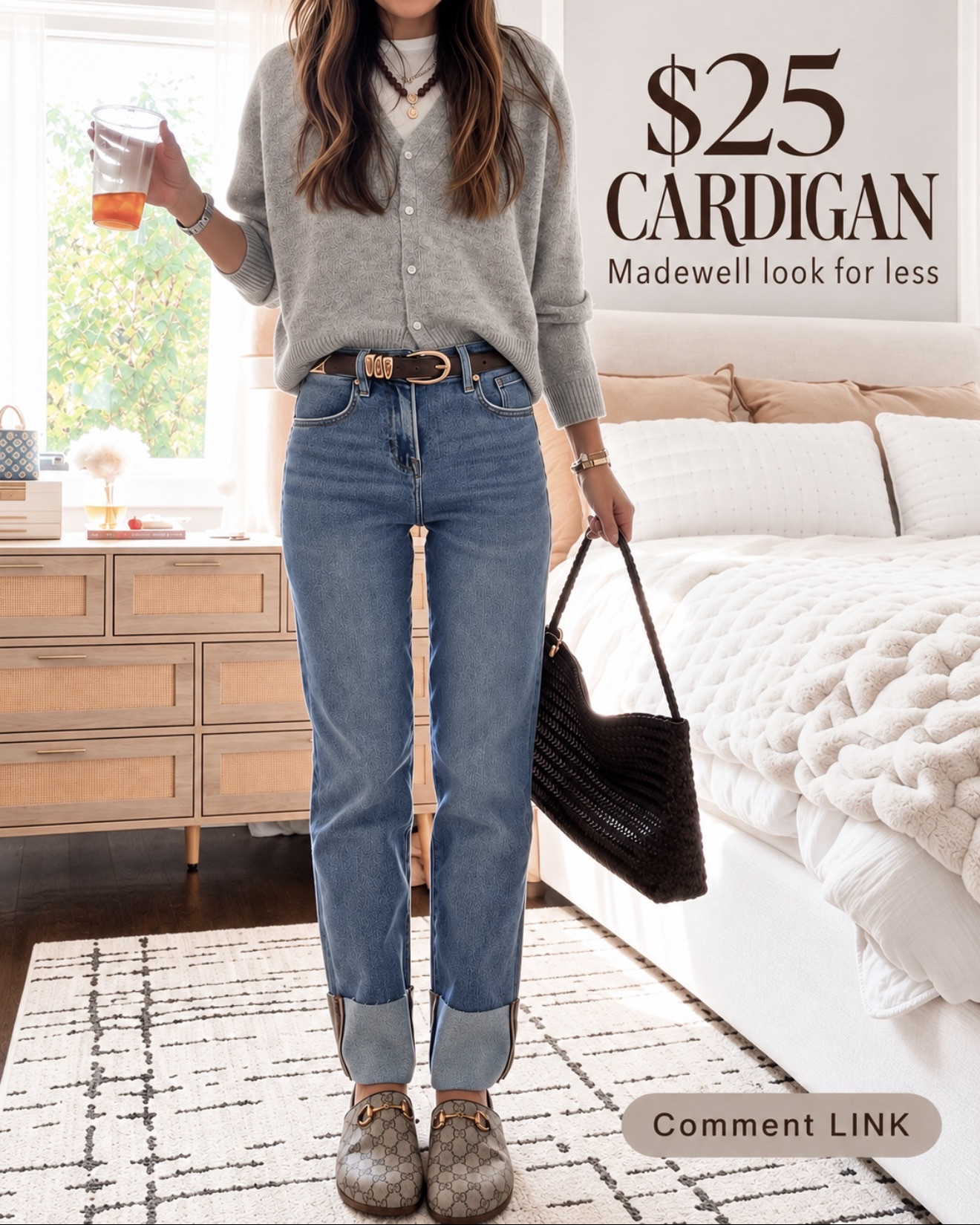 This $25 cardigan has such a Madewell look for less 🤎 I love it with jeans for an easy, polished fall outfit.

💬Comment LINK and I’ll send it to you!