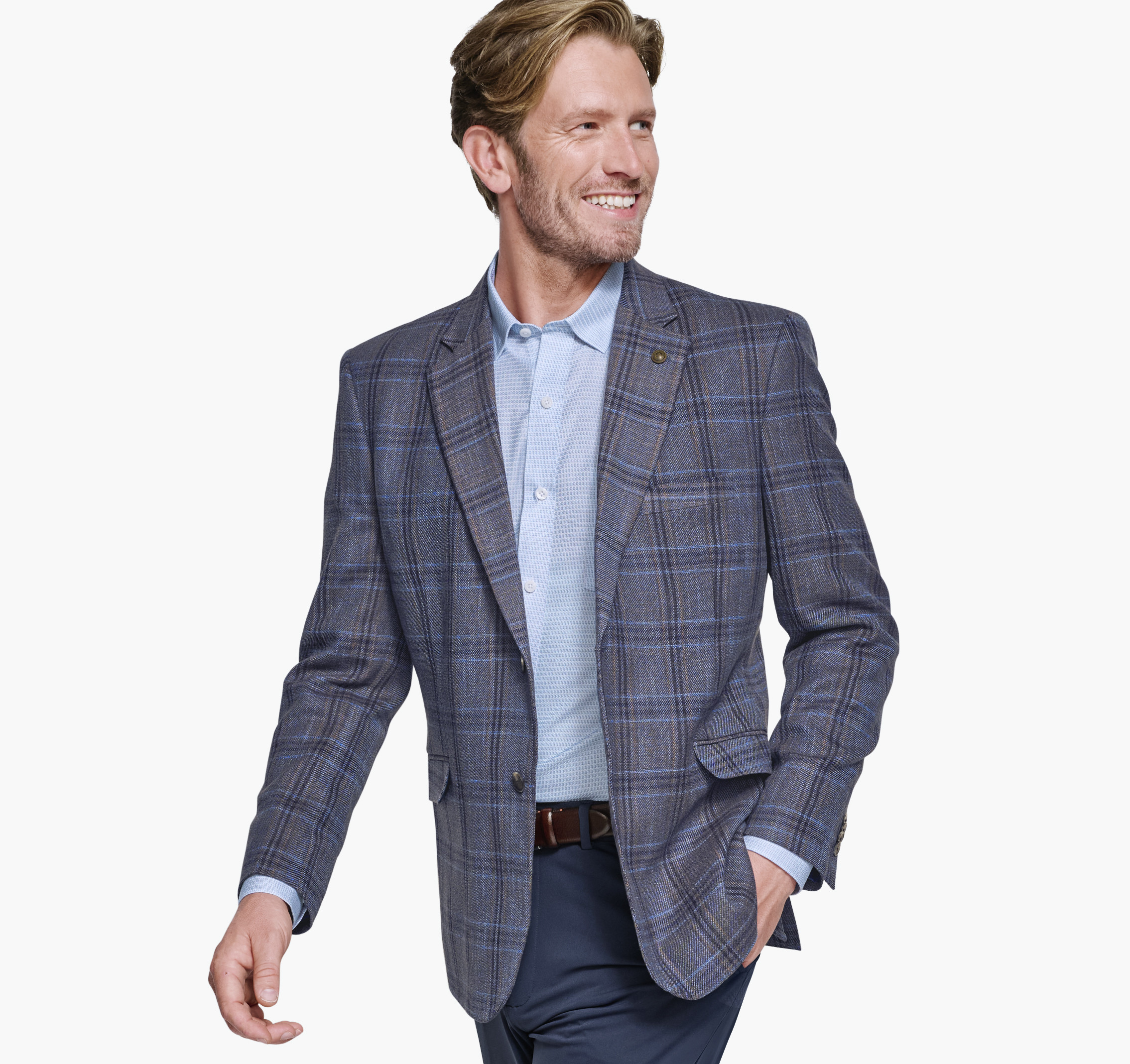 Dress Plaid Blazer | Johnston & Murphy