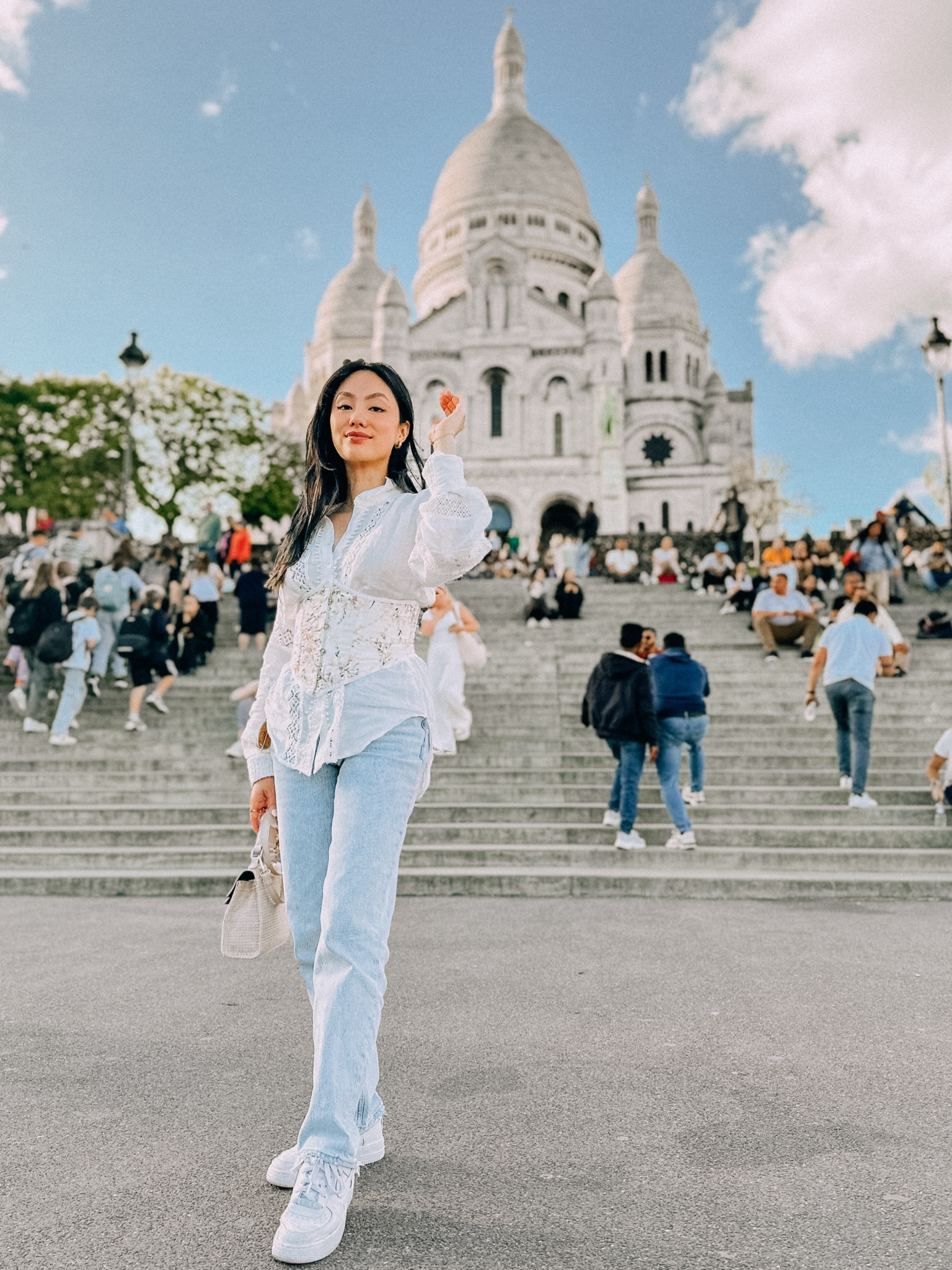 perfect white button down with lace detailing 

#LTKFindsUnder100 #LTKTravel #LTKSeasonal