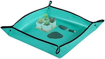 PE Plant Repotting Mat Waterproof Transplanting Mat Indoor Succulent Potting Mat Portable Gardeni... | Amazon (US)