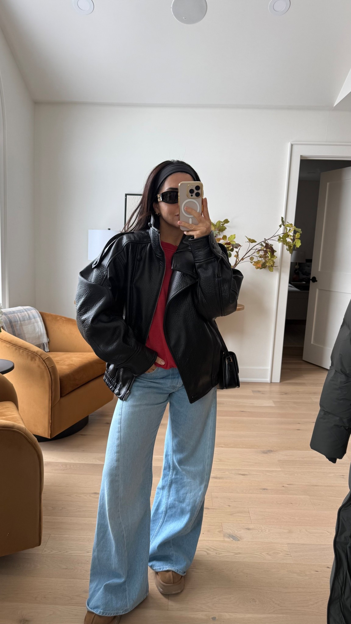 What I wore today to bring the kids to hockey practice 
Jeans - size 25 
Sweater size small 
Jacket size small 

#LTKcanada #LTKfall