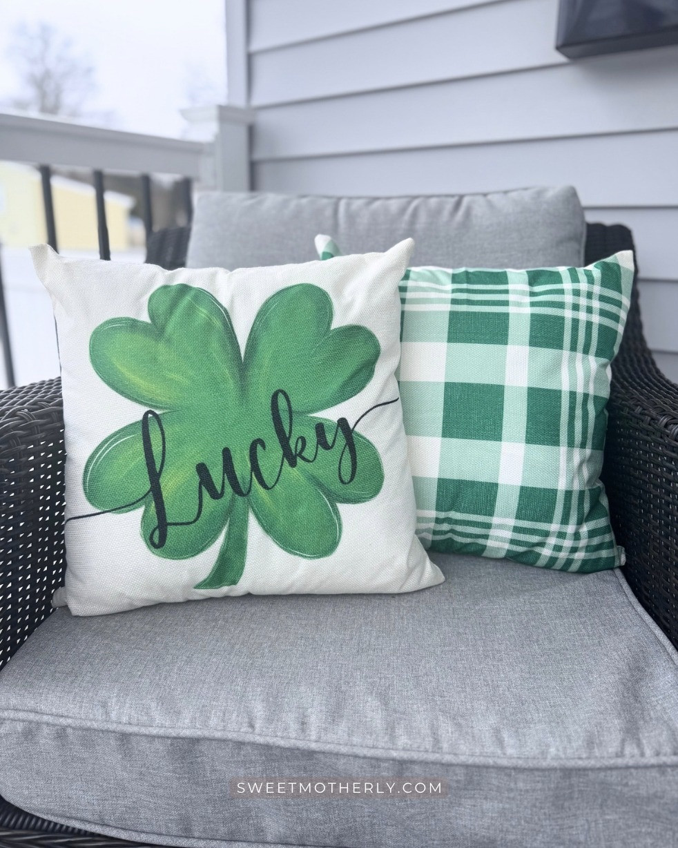 These pillow covers are a 𝙨𝙩𝙚𝙖𝙡 and just what my front porch needed!

st patrick’s day table decor
irish themed party decorations
green and gold home accents
shamrock garland decor
st patrick’s day tiered tray decor
lucky clover centerpiece ideas
festive bar cart styling green
st patrick’s day kitchen towels
irish pub inspired home decor
st patrick’s day front porch decor

#LTKSaleAlert #LTKSeasonal #LTKHome