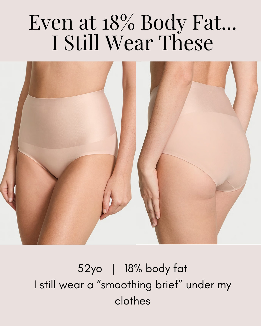 I’m 52:  These Are My AUGUST OBSESSIONS: 52yo with 18% body fat yet I still wear "slimming briefs" rather than shapewear. It just looks better under clothing! 

 #LTKSeasonal #LTKOver40 #LTKPetite
