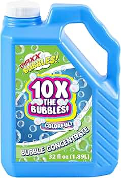 Bubble Solution Refills 32 OZ Concentrate Bubbles for Bubble Machine, Bubble Gun, Bubble Wands, B... | Amazon (US)