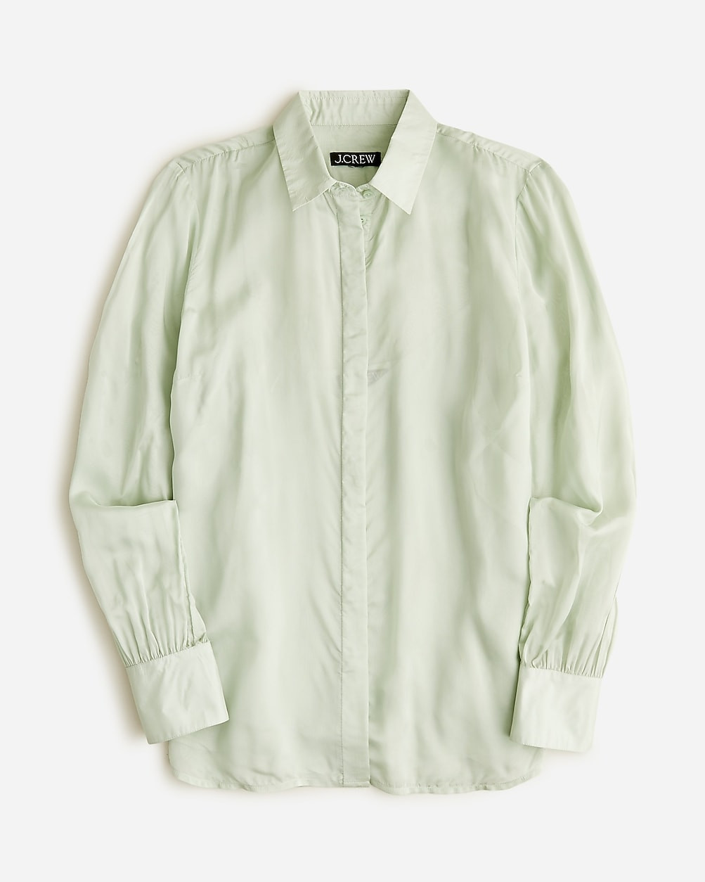 Button-up shirt in sheer organza | J. Crew US