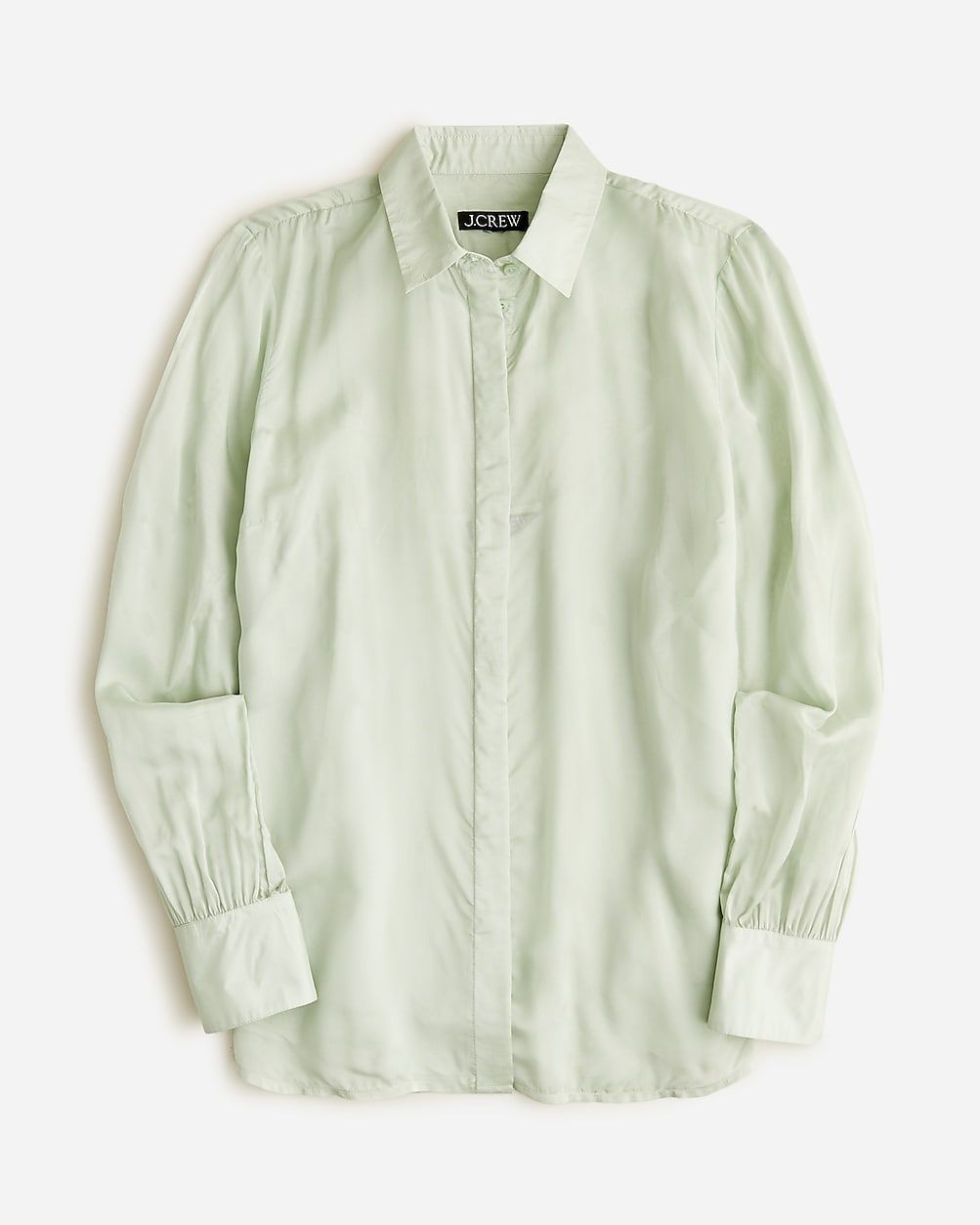 Button-up shirt in sheer organza | J.Crew US