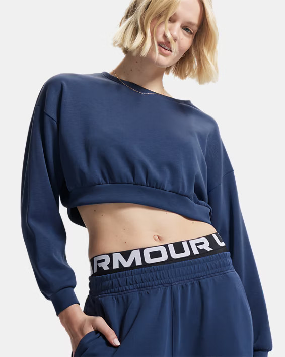 UA Meridian Lounge Women's Crop Crew | Under Armour | Under Armour (US)