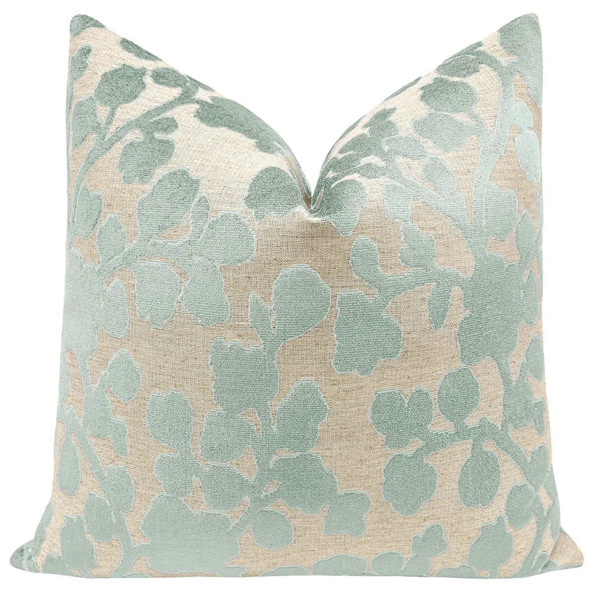 BLOSSOM CUT VELVET // SPA BLUE | LITTLE DESIGN LLC