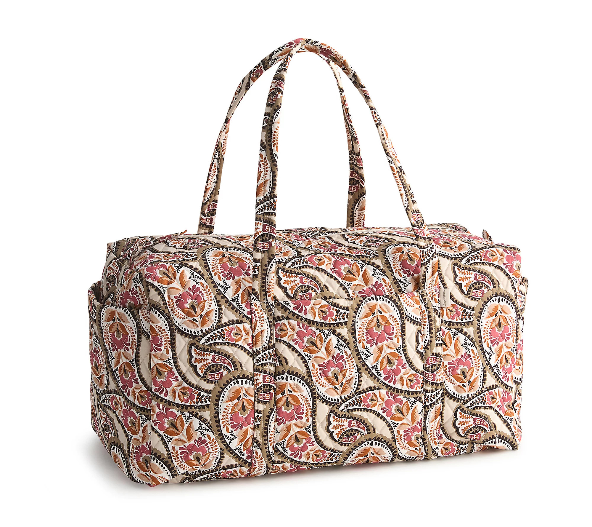 As Is Vera Bradley Large Original Cotton Duffel Bag | QVC