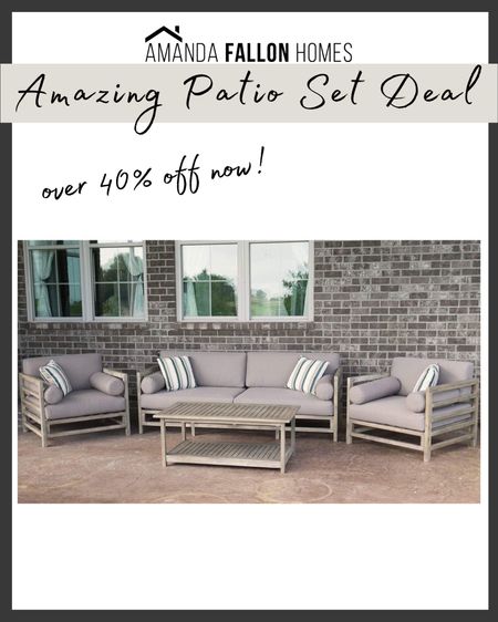 The absolute best deal I’ve seen on patio furniture this weekend! 😍 Outdoor furniture. Patio furniture. Backyard seating. Outdoor couch. Memorial Day Sale. #Walmart

#LTKhome #LTKsalealert #LTKFind