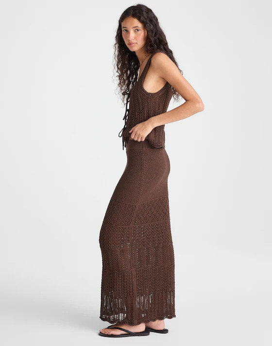Pointelle-Stitch Maxi Skirt | Madewell