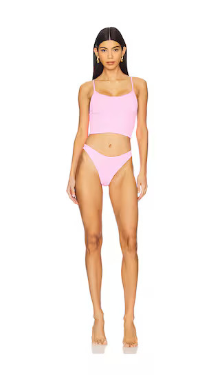 Strap Bikini Set in Bubblegum | Revolve Clothing (Global)