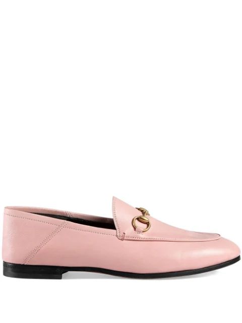 Pink Brixton Leather loafers | Farfetch (CA)