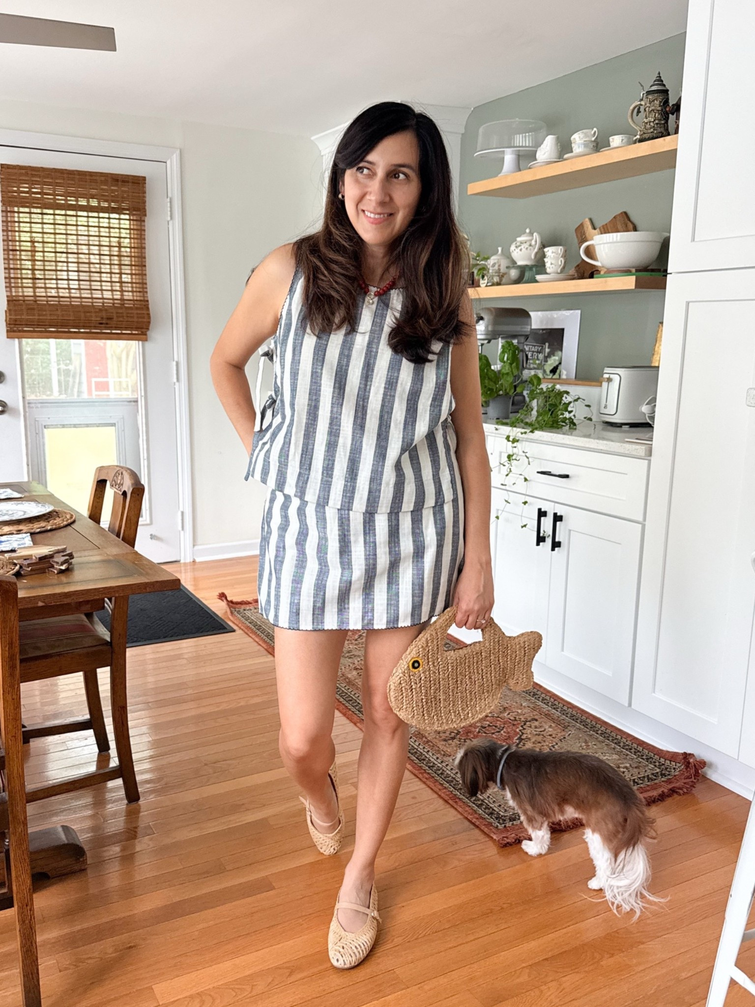 This striped linen set is giving effortless coastal chic 

I love how matching sets instantly make you look put together while still feeling comfortable. This one has that timeless coastal style, easy for Red, White, and blue season that never goes out of fashion.

Paired with woven flats and a statement straw bag, it’s perfect for vacation days, brunch, sightseeing, farmers markets, or casual summer weekends.

Save this for your next summer shopping trip

#LTKootd #LTKOver40 #LTKSeasonal