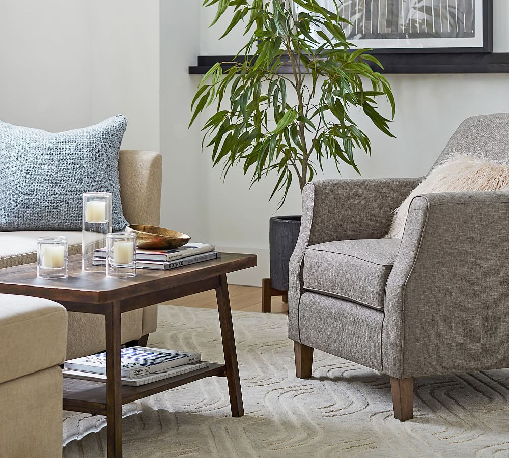 Floating Glass Candleholder | Pottery Barn (US)