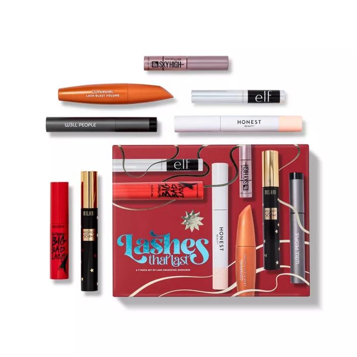 Target Beauty Capsule &#34;Lash Out Loud&#34; Mascara Best of Box Gift Set - 7pc - 0.44 fl oz | Target