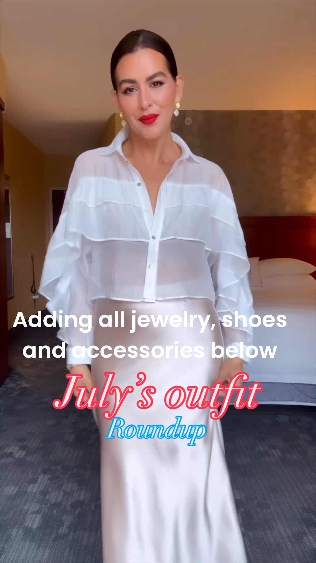 Scroll for shoes, jewelry and accessories. Lipstick is the real mvp. 

#LTKSeasonal #LTKOver40 #LTKSaleAlert