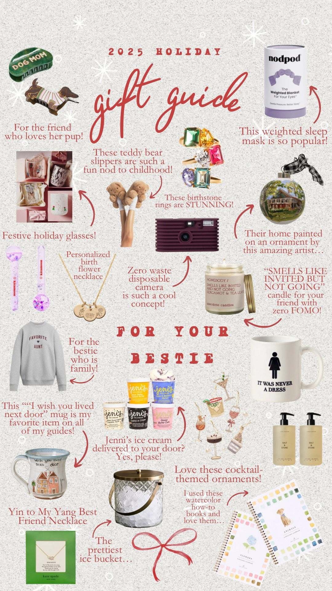 HOLIDAY GIFT GUIDE 2025 | For Your Bestie

#LTKHoliday #LTKGiftGuide #LTKFindsUnder100