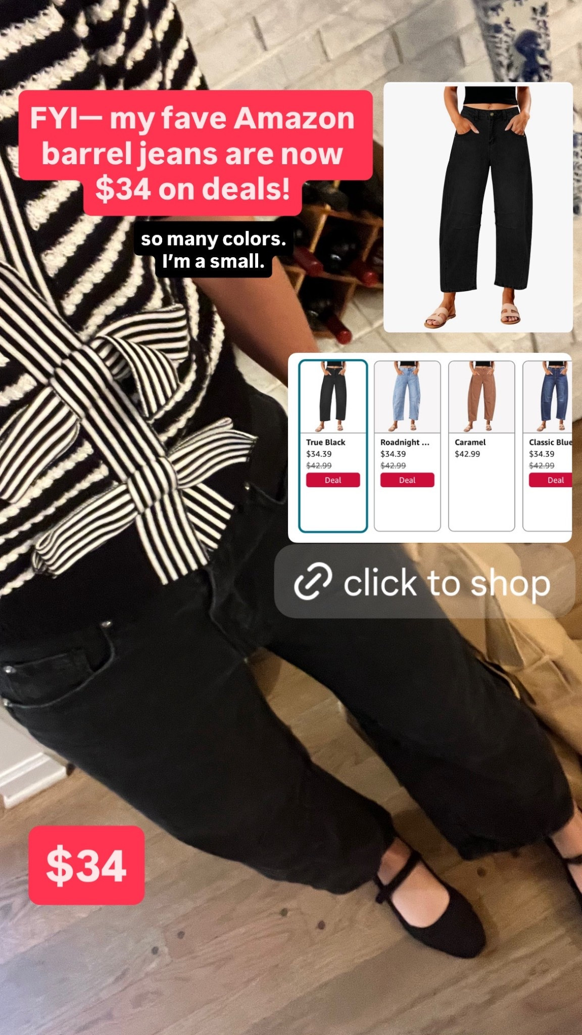 My barrel jeans are on Amazon deals!

#LTKSeasonal #LTKWorkwear #LTKFindsUnder50