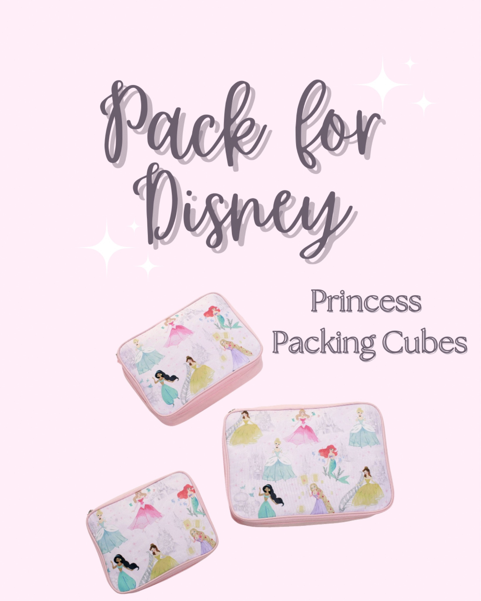 These adorable Disney Princess packing cubes are on sale and free shipping! I love to use them to keep my daughter’s things organized when we travel! Especially when we are off to Disney World! 💖✨


#disneymom #disneywithkids #disneypacking #disneyfinds 

#LTKkids #LTKsalealert #LTKtravel