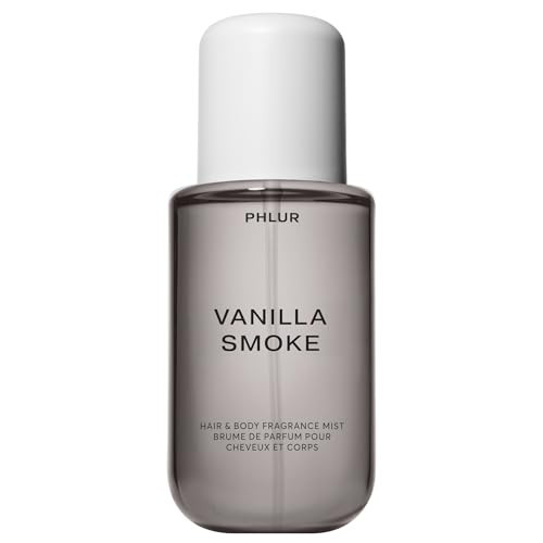 PHLUR Vanilla Smoke Body Mist, 8 Fl Oz - Hair and Body Perfume for Women, Woody Vanilla Perfume Body Spray with Bergamot, Cacao, Incense and Amber Fragrance | Amazon (US)