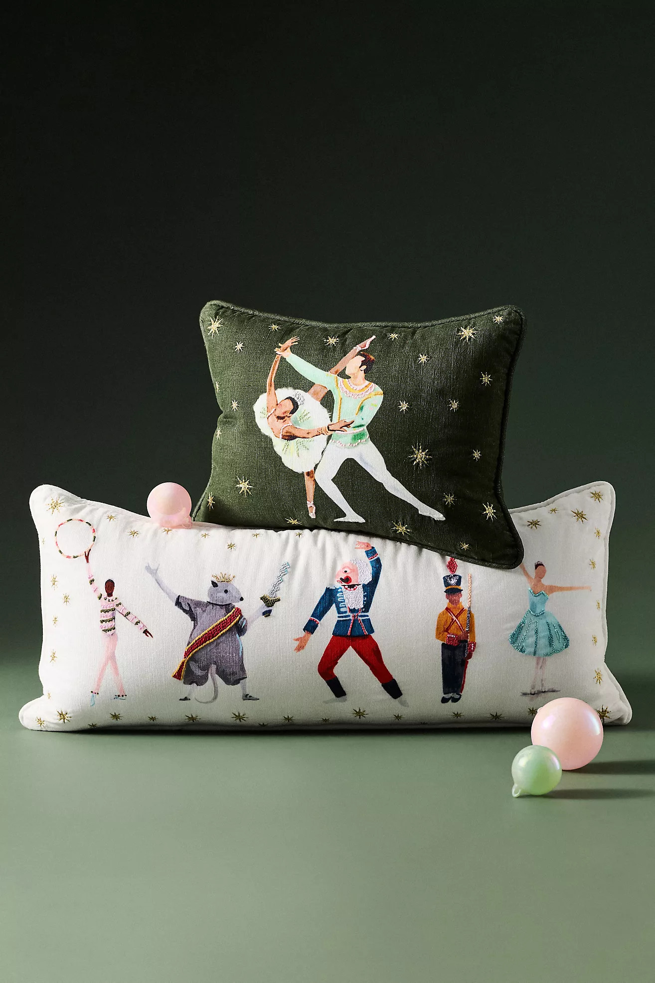 NYC Ballet Cotton Woven Pillow | Anthropologie (US)