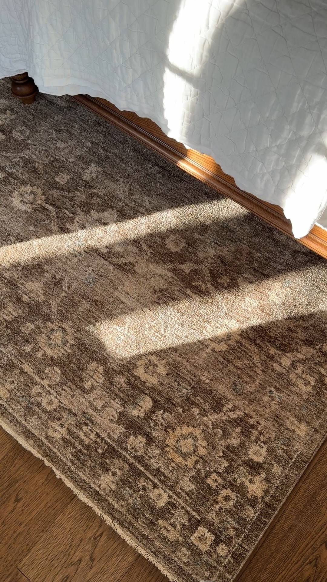 We’ve been working on putting together our cozy bedroom, which starts with a warm neutral traditional rug 🤎 

#LTKHome