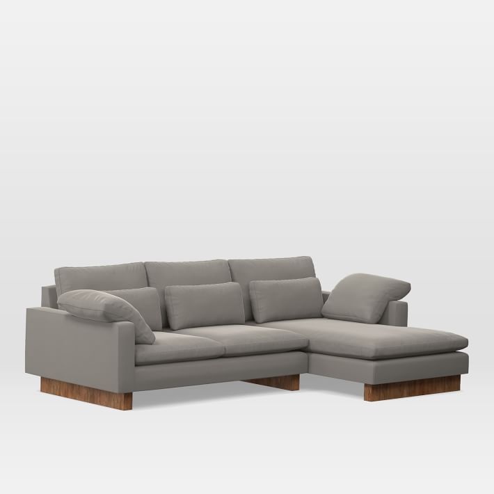 Harmony Down-Filled 2-Piece Chaise Sectional | West Elm (US)