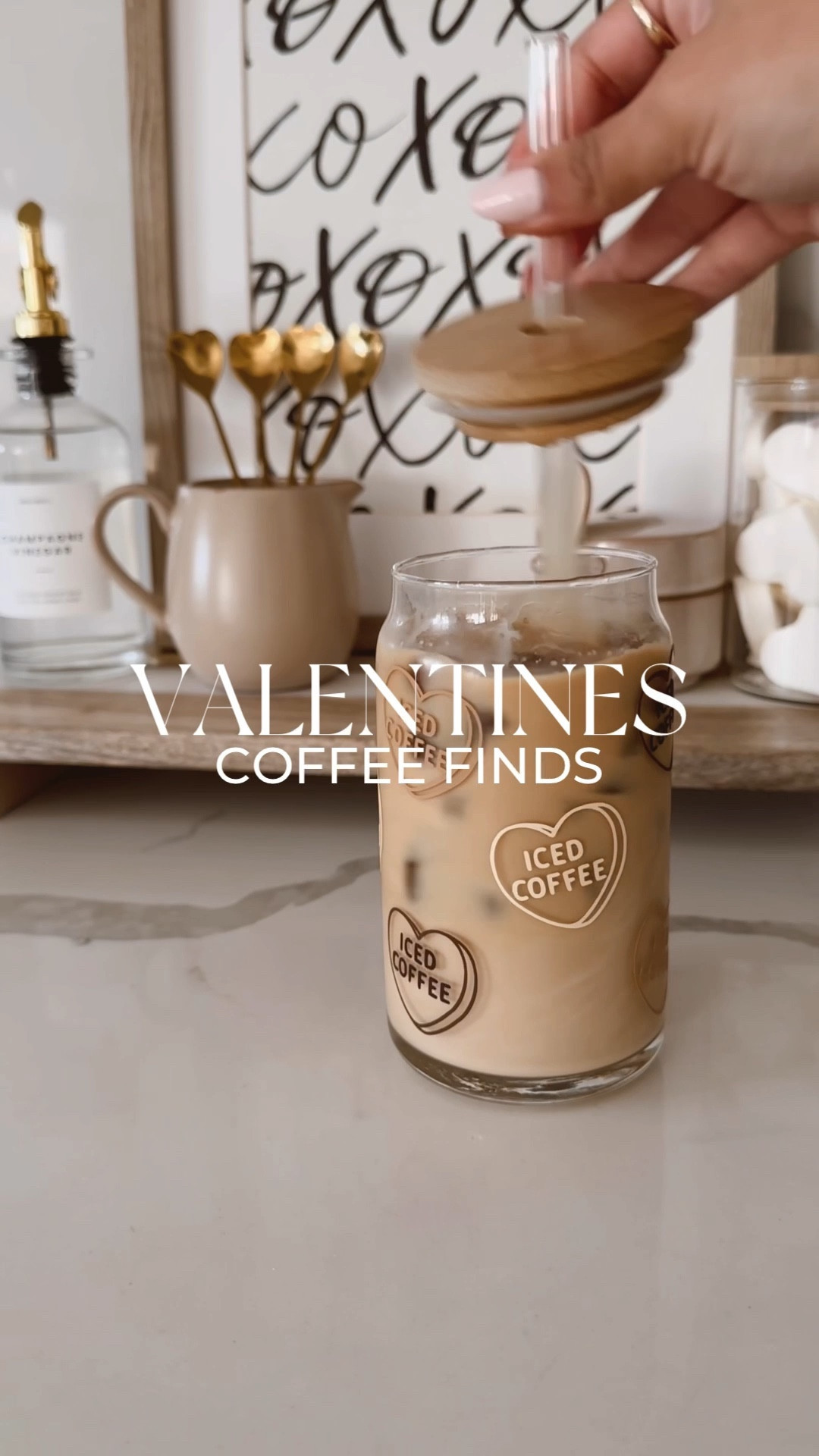Valentines coffee finds #valentines #vday #coffeebar #coffeefinds #valentinescoffee #icedcoffee #heartmug #heartshapedspoon #nespresso #kitchen #coffeecup 

#LTKSeasonal #LTKhome #LTKunder50