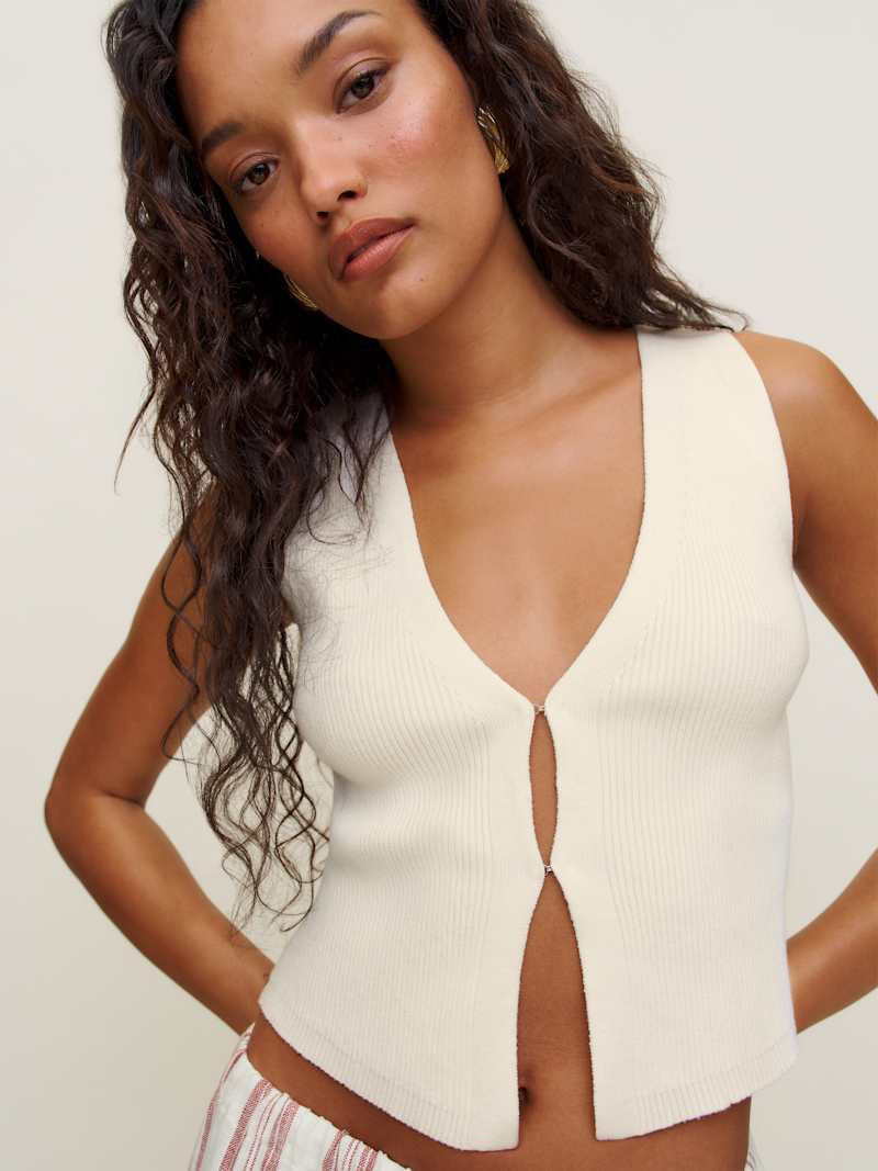 Myrtle Cotton Sweater | Reformation (Global)