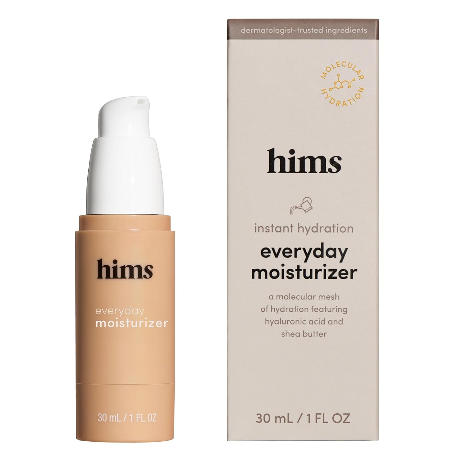 hims Everyday Moisturizer - Hydrating & Non-Greasy Face Cream - Morning Moisturizer for Healthy S... | Amazon (US)
