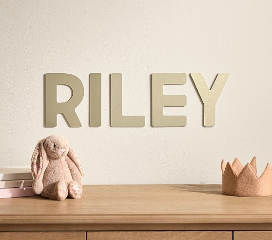 Personalized Dibond Metal Finley Name | Pottery Barn Kids