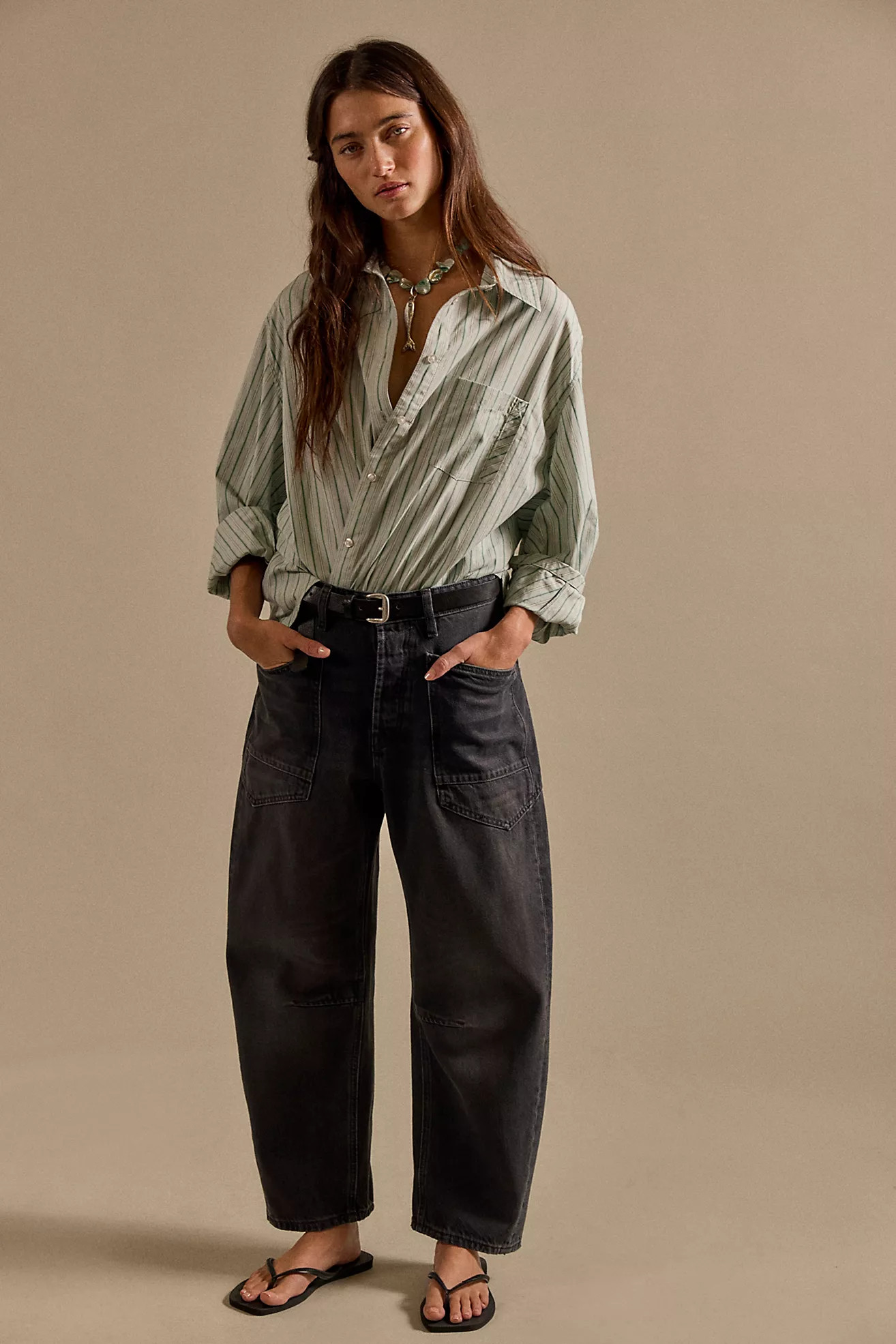 We The Free Minimalist Moxie Barrel Jeans | Free People (Global - UK&FR Excluded)