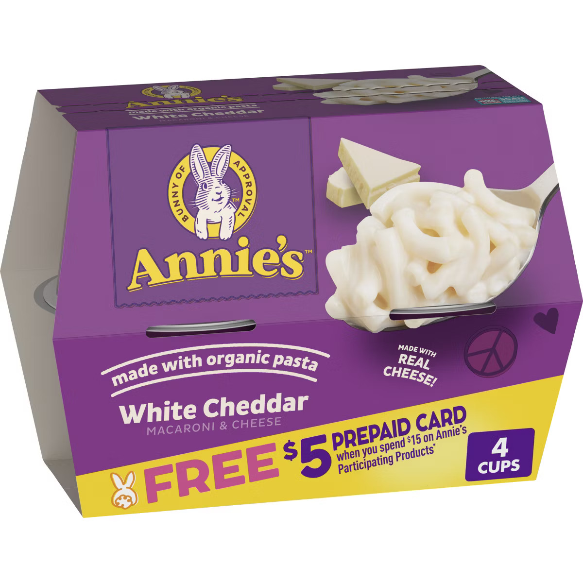 Annie's White Cheddar Microwavable Mac & Cheese Cup | Target