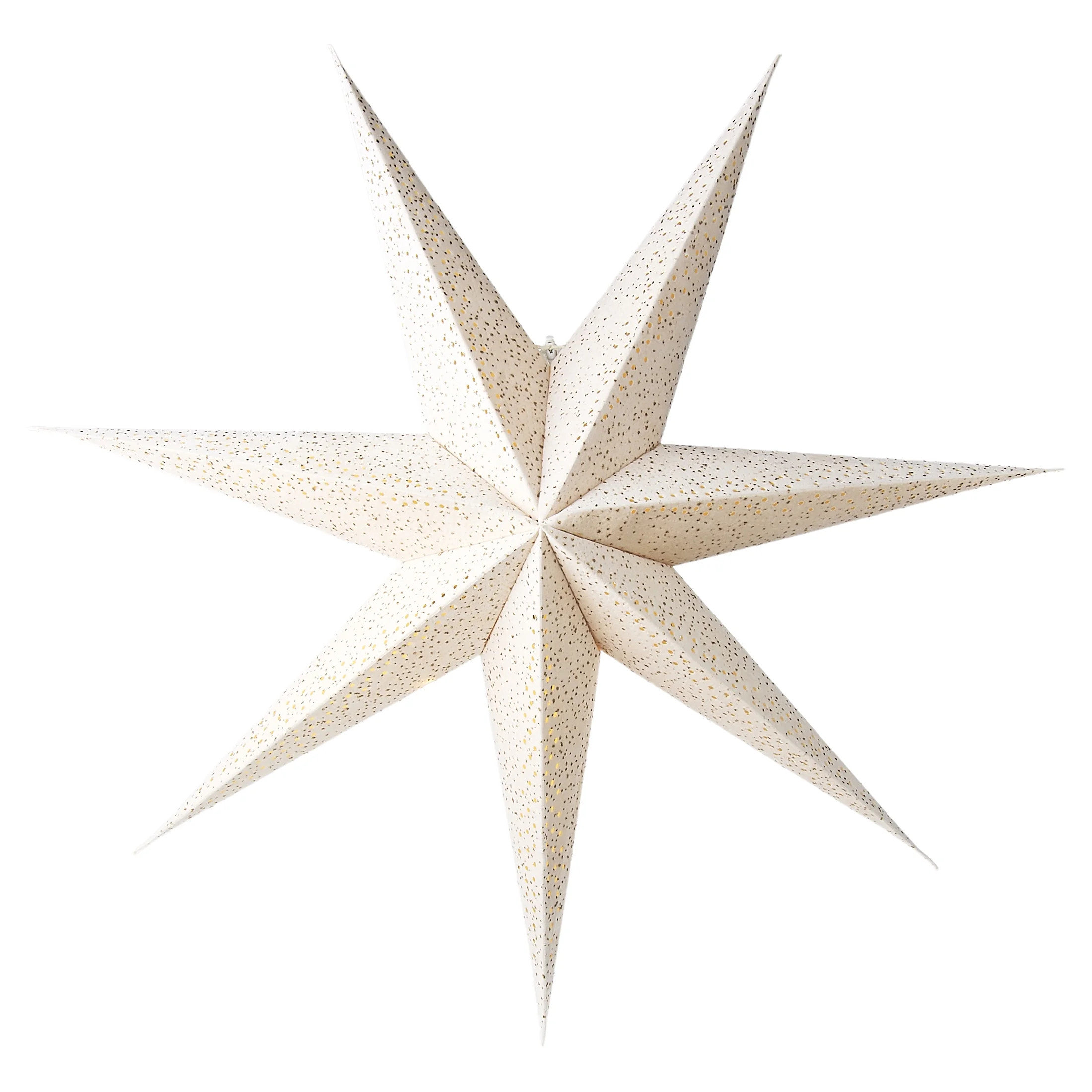 Paper Star Christmas Hanging Decoration, White, 29", by Holiday Time | Walmart (US)