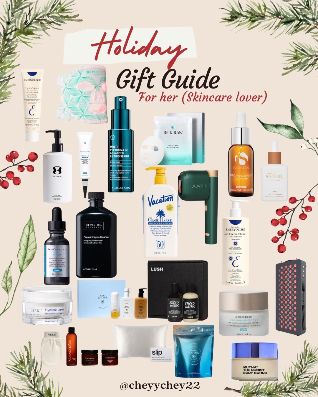 The skincare lovers gift guide. Some of my
Favorite products I use to have glowing skin ! #giftguide #skincare #giftsforher

#LTKGiftGuide #LTKselfcare #LTKCyberWeek