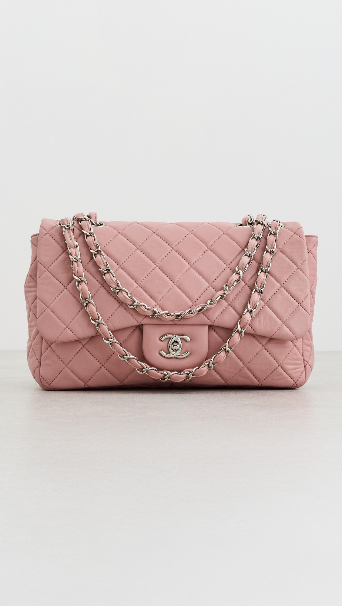 Chanel Lambskin Half Flap Jumbo Bag | Shopbop