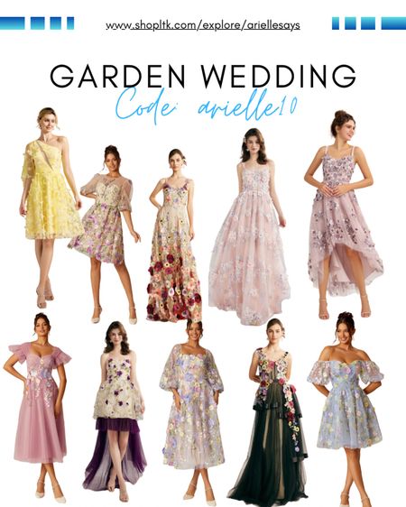 Garden wedding dresses! Code Arielle10 for 10% off!

#LTKSaleAlert #LTKPlusSize #LTKWedding