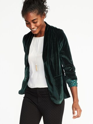 Velvet Blazer for Women | Old Navy US