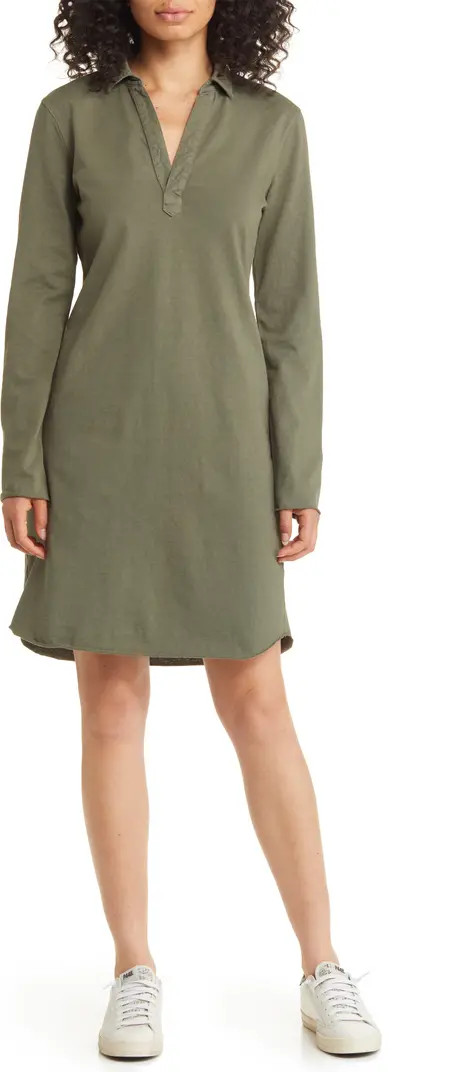 Nicole Popover Long Sleeve Henley Dress | Nordstrom
