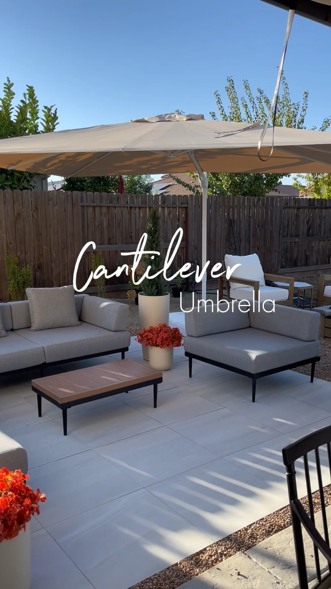 Your Patio’s New Best Friend: The Cantilever Umbrella!

I've been enjoying our patio all summer long, soaking up the California sun and now transitioning into those crisp fall evenings! This amazing Amazon cantilever umbrella has transformed our outdoor space, providing the perfect shade for warm afternoons and cozy comfort for sunset gatherings. 

Use my discount code ELLEALY05 to take advantage of 5% off, available only before January 23! Now is the perfect time to elevate your patio. Add this to your wish list!