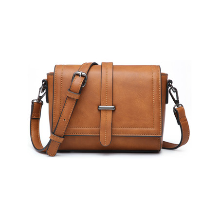 Veryke Womens Leather Small Cute Shoulder Crossbody Bags Purse Fashion Pocketbook Camel | Walmart (US)