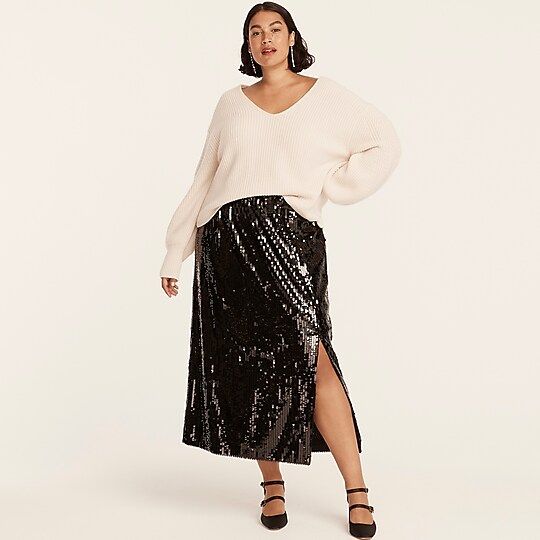 Sequin midi skirt | J.Crew US