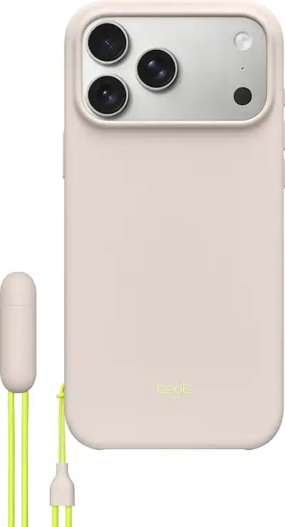 Beats - iPhone 17 Pro Max Kickstand Case with MagSafe and Camera Control - Pebble Pink | Best Buy U.S.