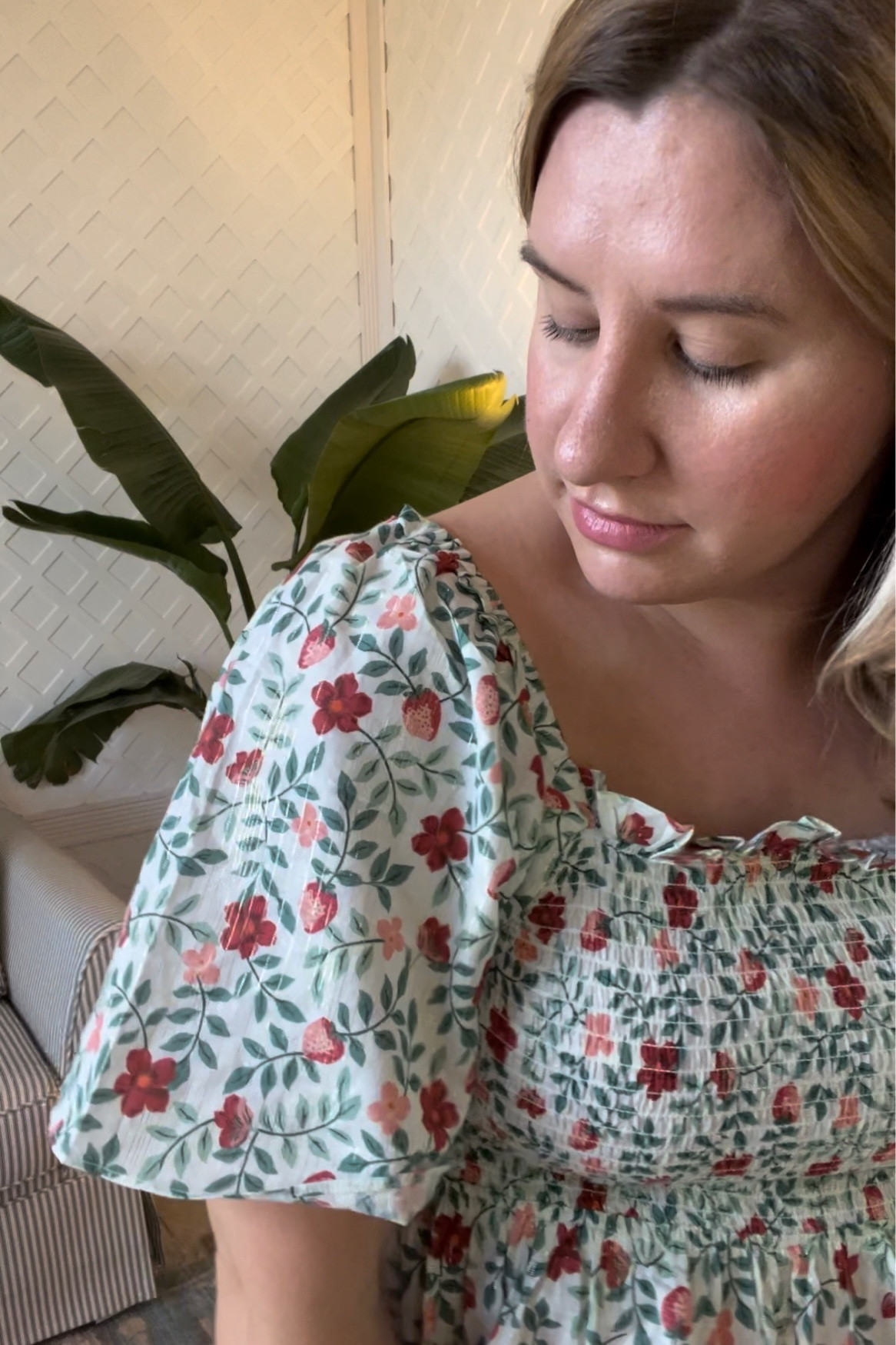 Peplum top, floral, spring, Grandmillennial, mid size style 

#LTKcurves #LTKsalealert #LTKunder50